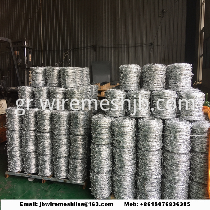 Galvanized and PVC Coated Barbed Wire